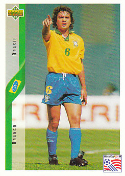 Branco Brazil Upper Deck World Cup 1994 Eng/Ita #51